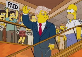 پیش گویی ریاست جمهوری دونال ترامپ در سریال سیمپسون ها